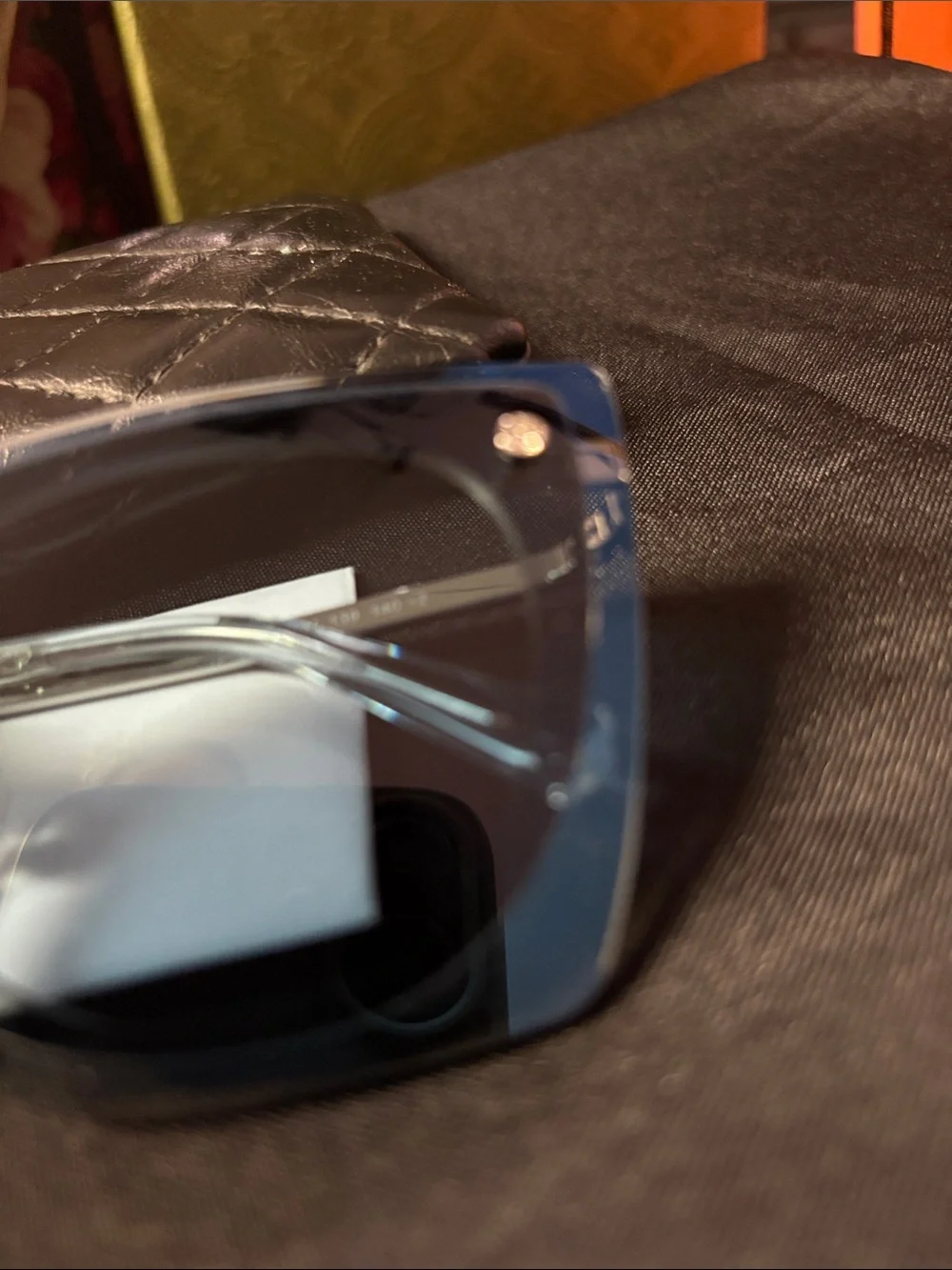 NWOB Swarovski Cat Eye Sunglasses SK201 - Silver Blue